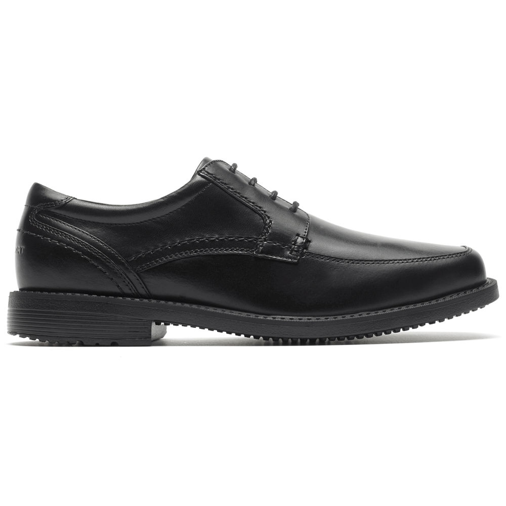 Rockport Lace Up For Mens Black - Style Leader 2 Apron Toe - AP0538647